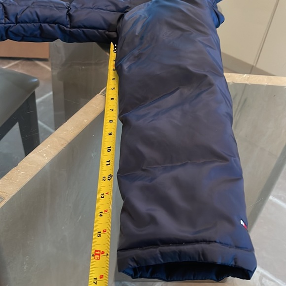Tommy Hilfiger,S, lofty down, 21” navy jacket, 2 zip pockets (& 1 inside).NWOT. - Picture 11 of 12
